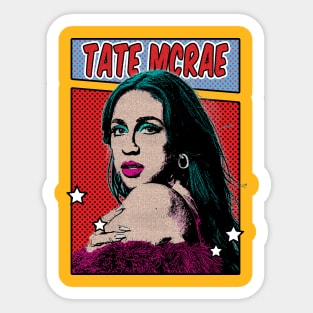 Tate McRae Pop Art Comic Style Sticker